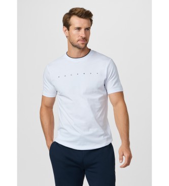 Hackett London T-shirt met klassiek logo wit