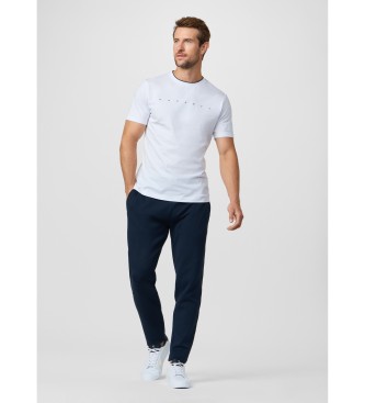 Hackett London T-shirt met klassiek logo wit