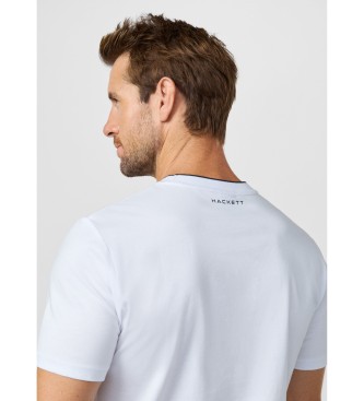 Hackett London T-shirt met klassiek logo wit