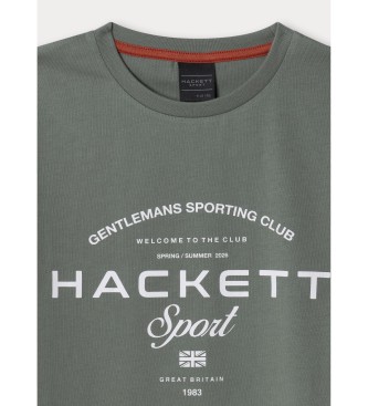 Hackett London T-shirt vert HS Game
