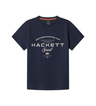 Hackett London T-shirt Hs Game marine