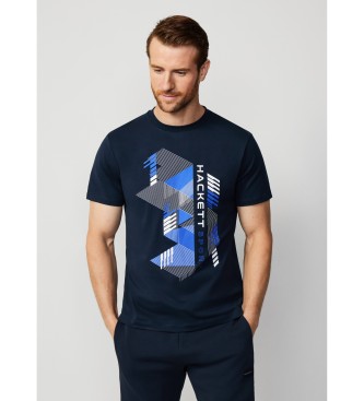 Hackett London Hs Grafisch T-shirt marine