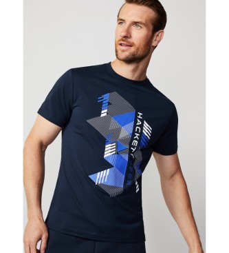 Hackett London Hs Graphic T-shirt navy