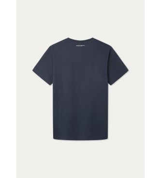 Hackett London Camiseta Hs Graphic marino