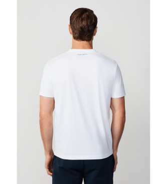 Hackett London Hs Grafik-T-Shirt wei