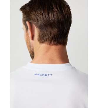 Hackett London Camiseta Hs Graphic blanco