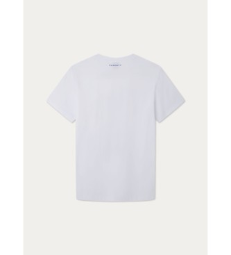 Hackett London Hs Grafik-T-Shirt wei