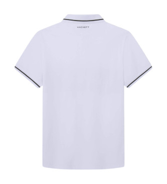 Hackett London Polo Hs Chest hvid