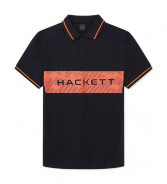 Hackett London Polo Hs Chest czarny