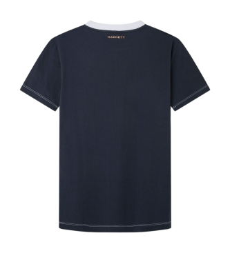 Hackett London T-shirt bianca dell'Hs Tour