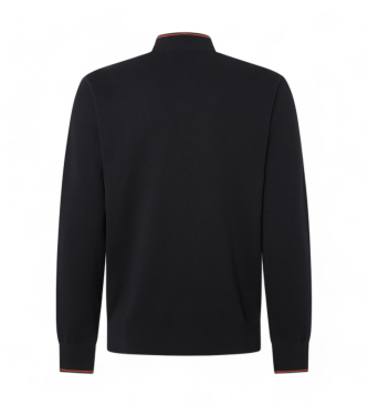 Hackett London Pull noir Hzip