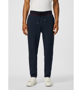 Hackett London Pantaloni Manor Track blu navy