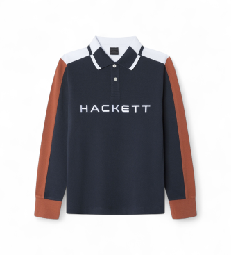 Hackett London Multi navy polo shirt