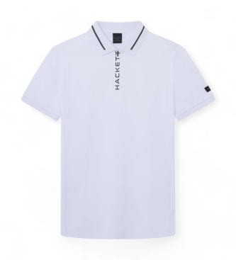 Hackett London Polo Hs Print hvid