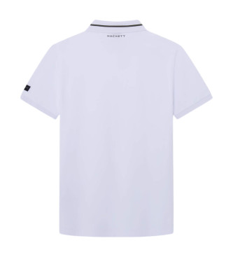 Hackett London Polo Hs Print hvid