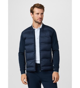 Hackett London Quiltet bomberjakke i navy