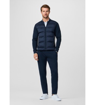 Hackett London Quiltet bomberjakke i navy