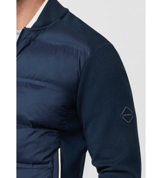 Hackett London Quiltet bomberjakke i navy