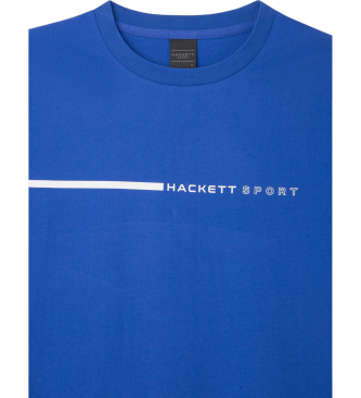 Hackett London Koszulka Hs Racing Line niebieska