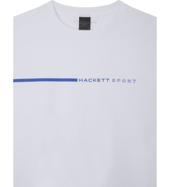 Hackett London T-shirt Hs Racing Line blanc