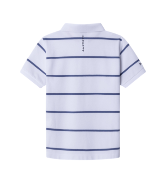 Hackett London Polo � rayures HS blanc