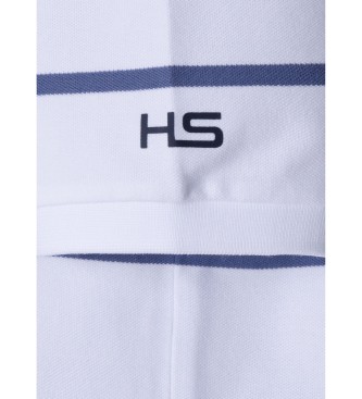 Hackett London Polo � rayures HS blanc