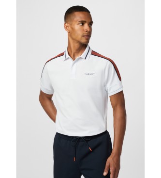 Hackett London Nastro polo bianco
