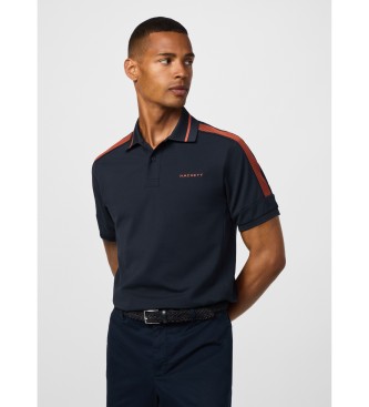 Hackett London Trak Polo mornarska modrina
