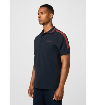 Hackett London Trak Polo mornarska modrina