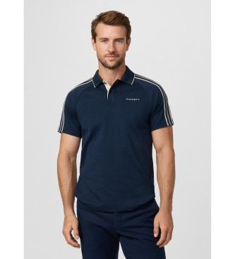 Hackett London Polo con cinta fit cl�sico marino