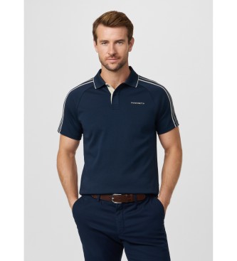Hackett London Polo con cinta fit cl�sico marino