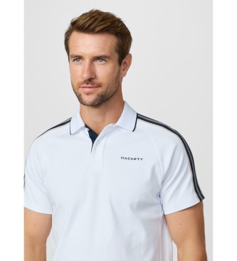 Hackett London Polo con cinta fit cl�sico blanco