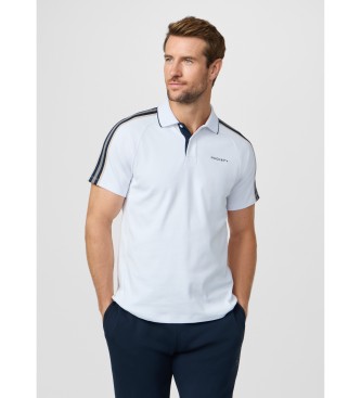 Hackett London Polo con cinta fit cl�sico blanco