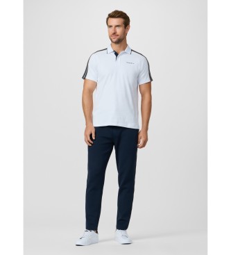 Hackett London Polo con cinta fit cl�sico blanco