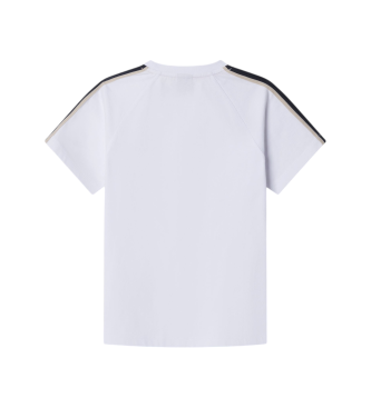 Hackett London T-shirt HS Tape blanc