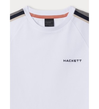 Hackett London T-shirt HS Tape blanc