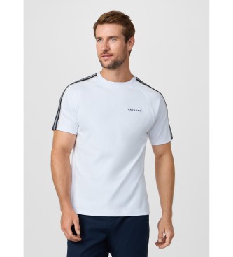 Hackett London T-shirt met witte classic fit-band