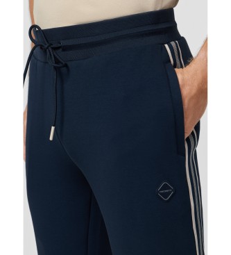 Hackett London Tape Track Fleece Jogger Hose navy