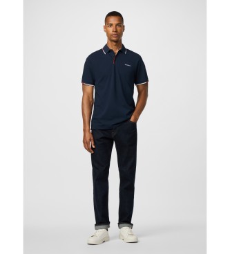 Hackett London Poloshirt marineblau