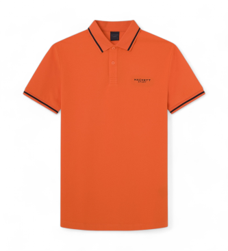 Hackett London Polo Hs Tipped pomarańczowe