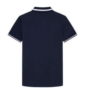 Hackett London Polo Hs Tipped navy