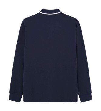 Hackett London Polo Hs Gestipt navy