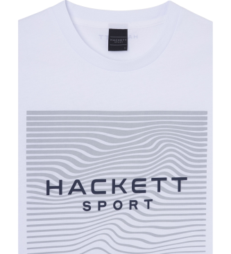 Hackett London Hs Vektorska grafična majica bela