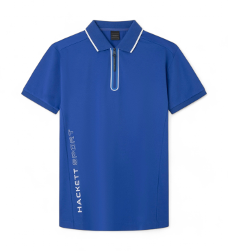 Hackett London Polo Hs Zip azul