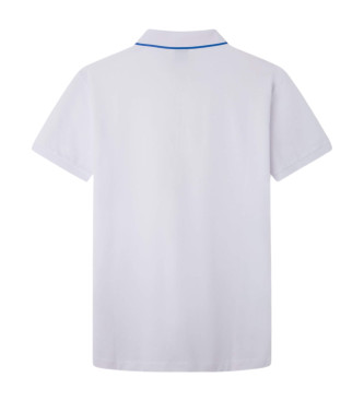 Hackett London Polo Hs Zip blanc