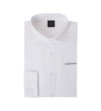 Hackett London Hsport Boxengasse Shirt wei