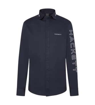 Hackett London Hsport Racer Shirt marinebl