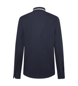 Hackett London Camisa Hsport Racer azul-marinho