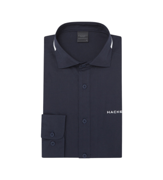 Hackett London Camisa Hsport Racer azul-marinho