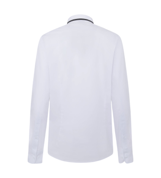 Hackett London Hsport Racer Shirt blanc